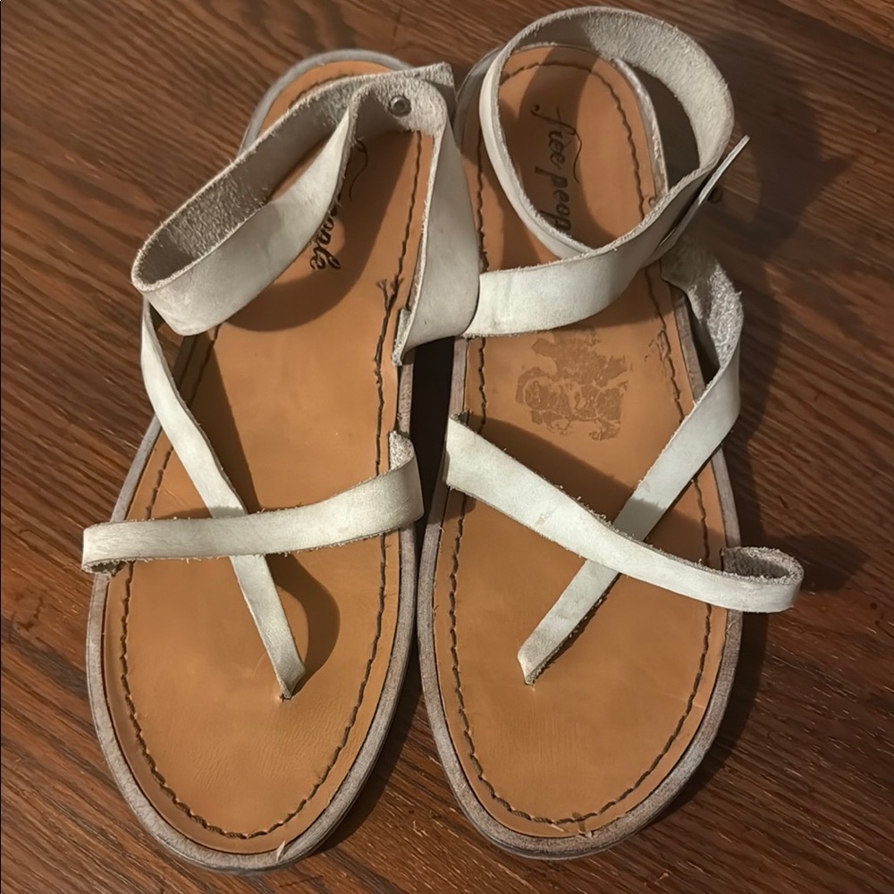 Free People Ankle Wrap Sandals - Picture 3 of 4